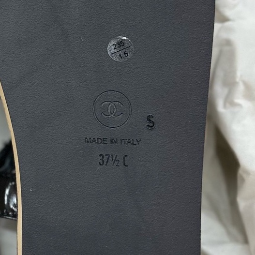 閒置未使用Chanel/香奈兒 編織涼鞋 女款休閒鞋 涼拖 沙灘鞋 尺碼 37.5碼。-4