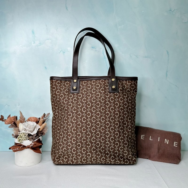 CELINE 單寧布手提肩背包-0