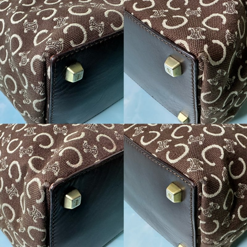 CELINE 單寧布手提肩背包-6