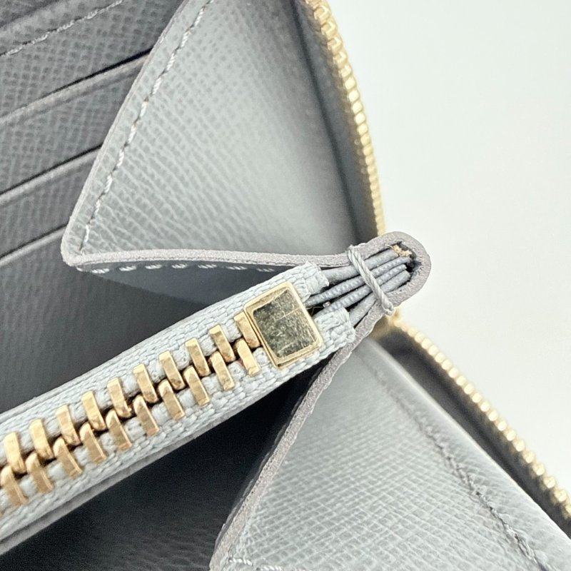 Louis Vuitton -灰藍色牛仔淡金釦Nautical拉鍊長夾-15