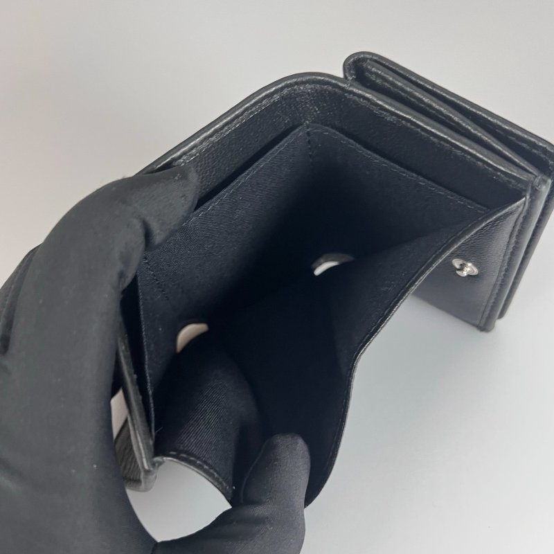 BALENCIAGA 551921 黑三折短夾-6