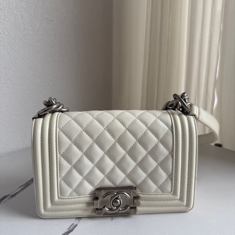 香奈兒boy 20 白色氣質-0