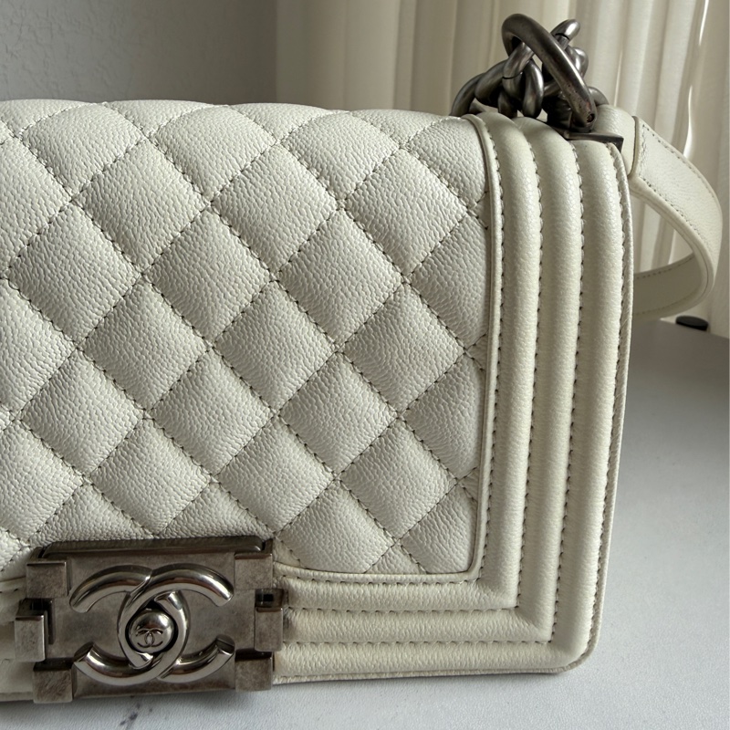 香奈兒boy 20 白色氣質-2