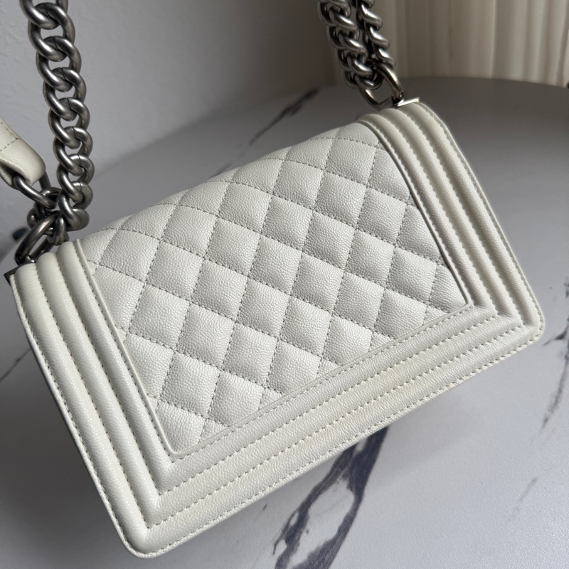 香奈兒boy 20 白色氣質-7