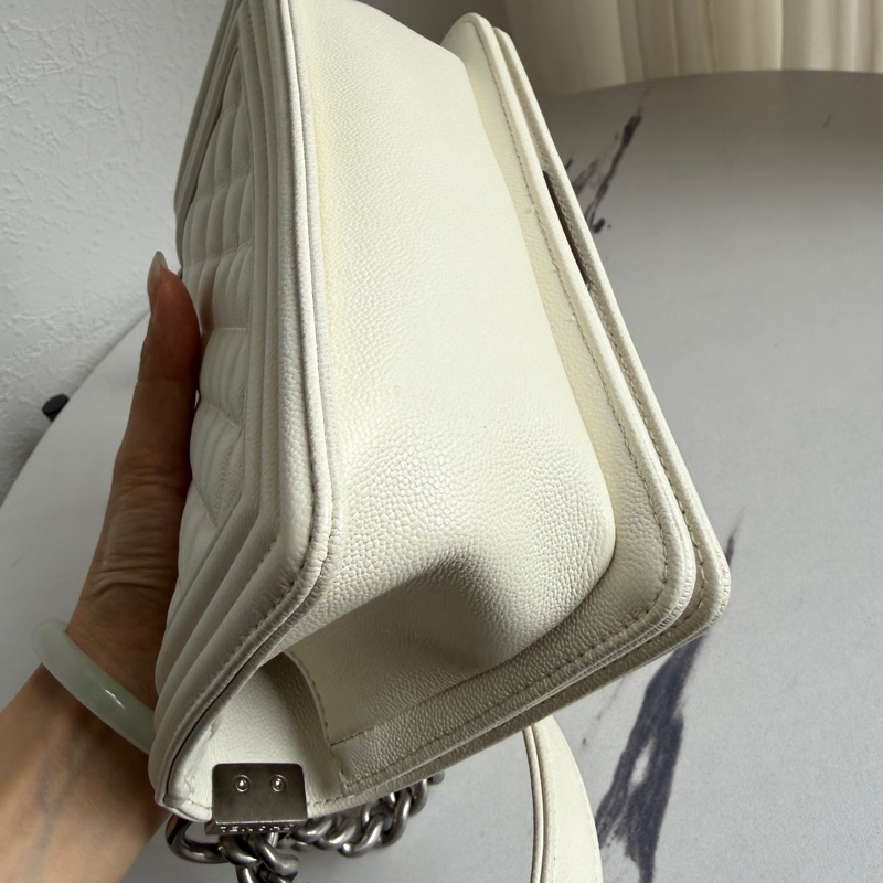 香奈兒boy 20 白色氣質-8