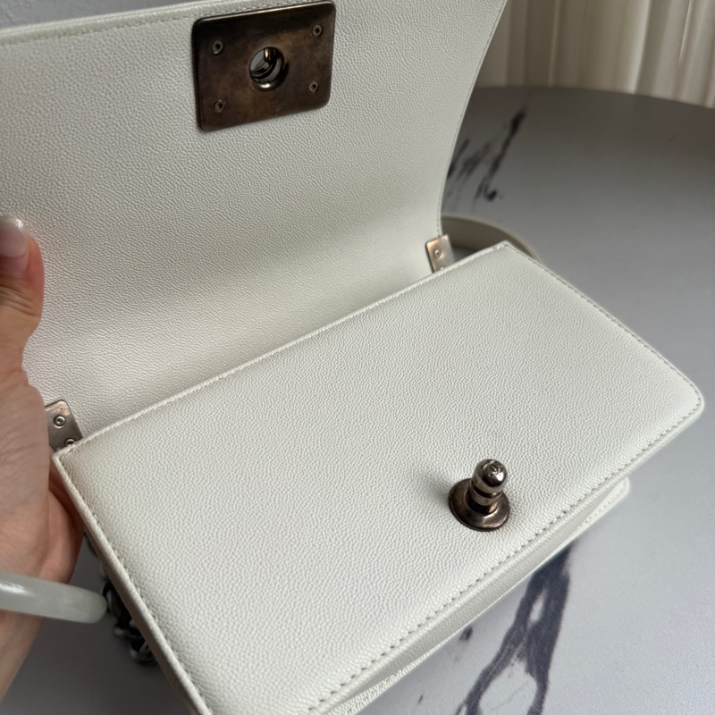 香奈兒boy 20 白色氣質-13