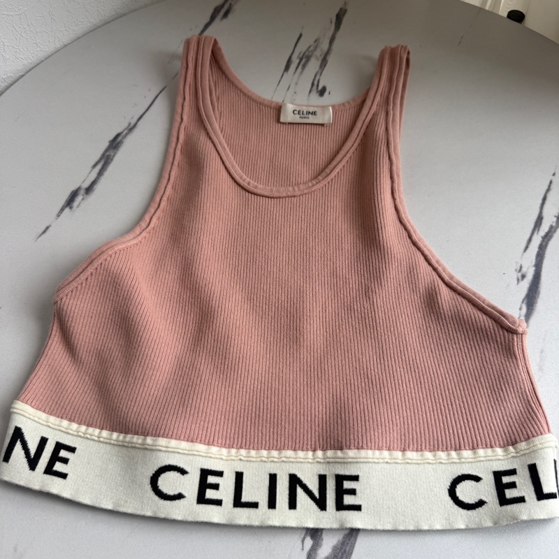 Celine 粉色運動背心🎽-0