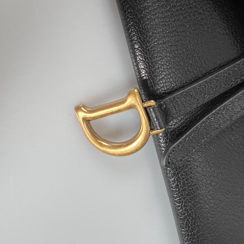 DIOR 46.MA.0262 黑皮革WOC包-10