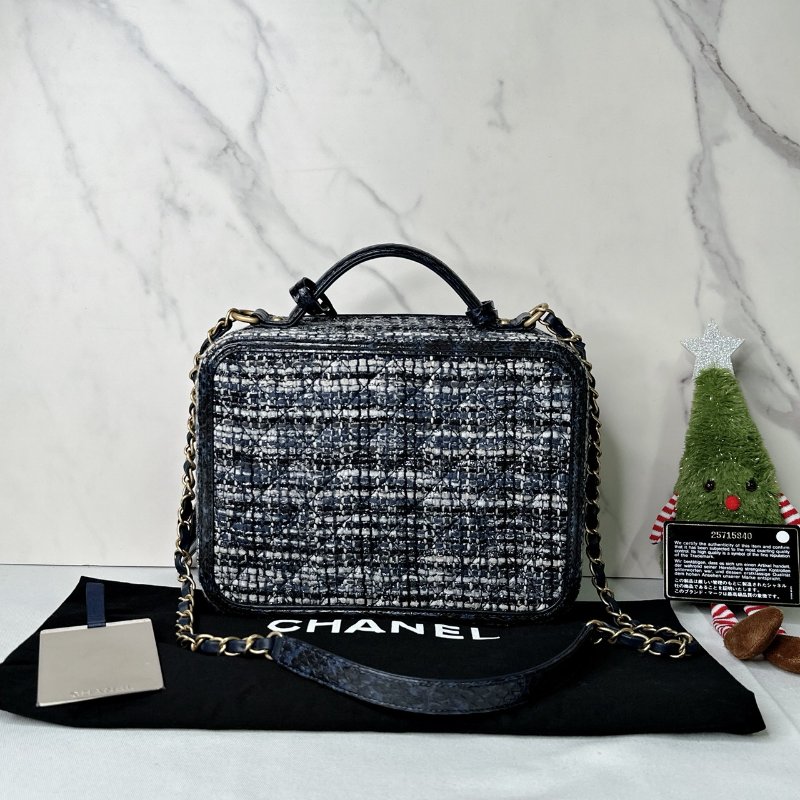 CHANEL 毛呢手提鏈帶箱包-1