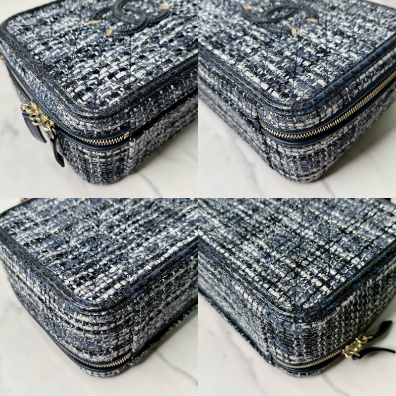 CHANEL 毛呢手提鏈帶箱包-7