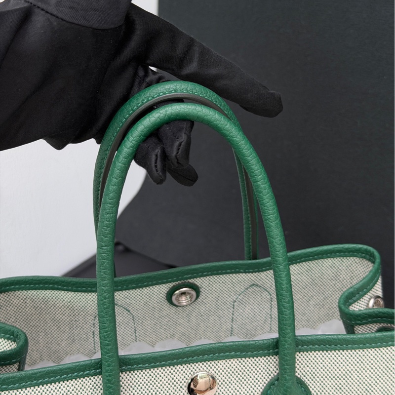 Hermes愛馬仕Minigarden寶石綠 塵袋 票-4