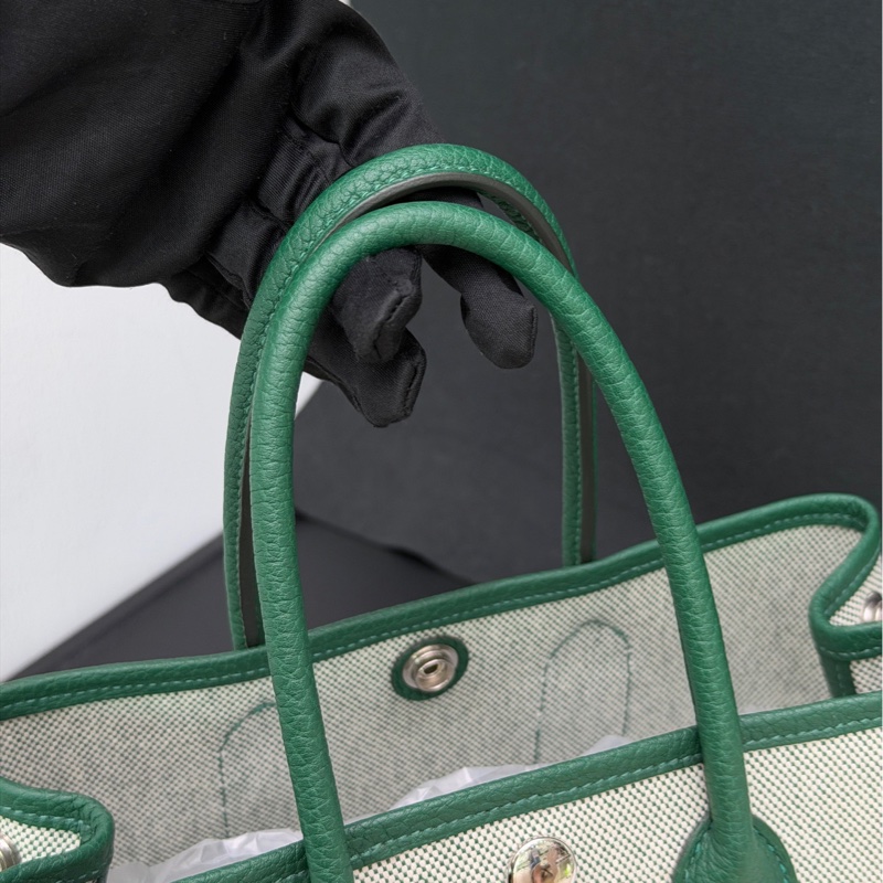 Hermes愛馬仕Minigarden寶石綠 塵袋 票-5