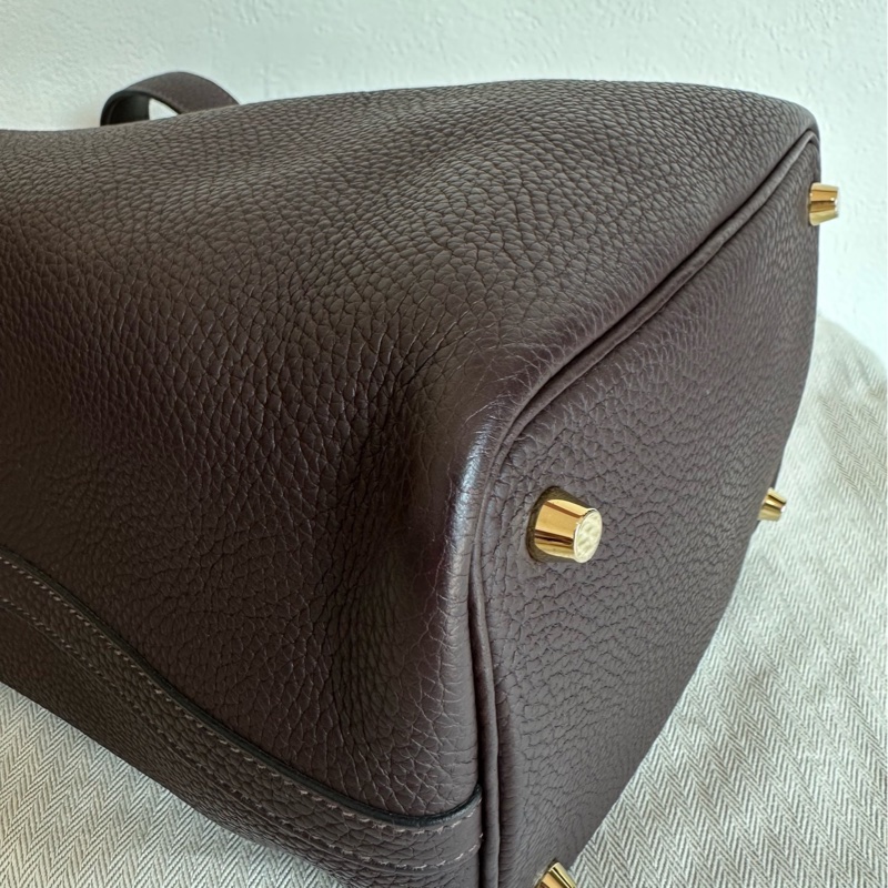 Hermes 愛馬仕菜籃子18馬鞍紅 新全套帶票-5