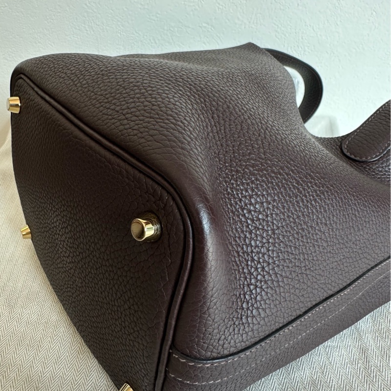 Hermes 愛馬仕菜籃子18馬鞍紅 新全套帶票-6