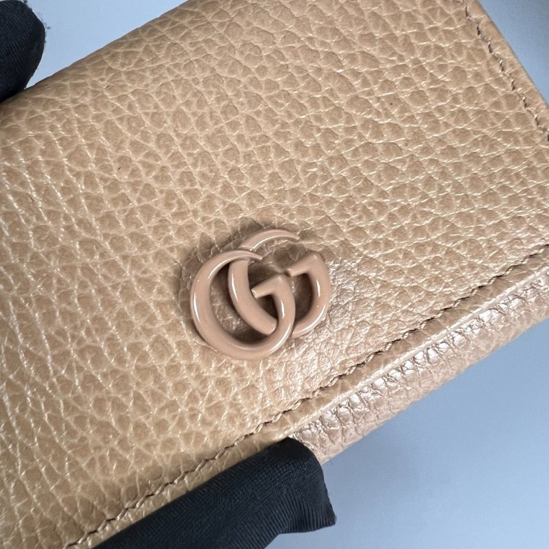 GUCCI 544407  膚色三折短夾-8