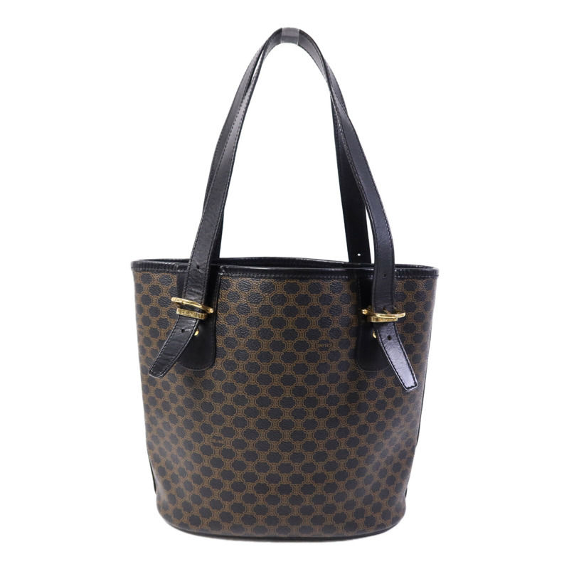 CELINE 牛皮皮革Tote Bag金扣手挽袋-1