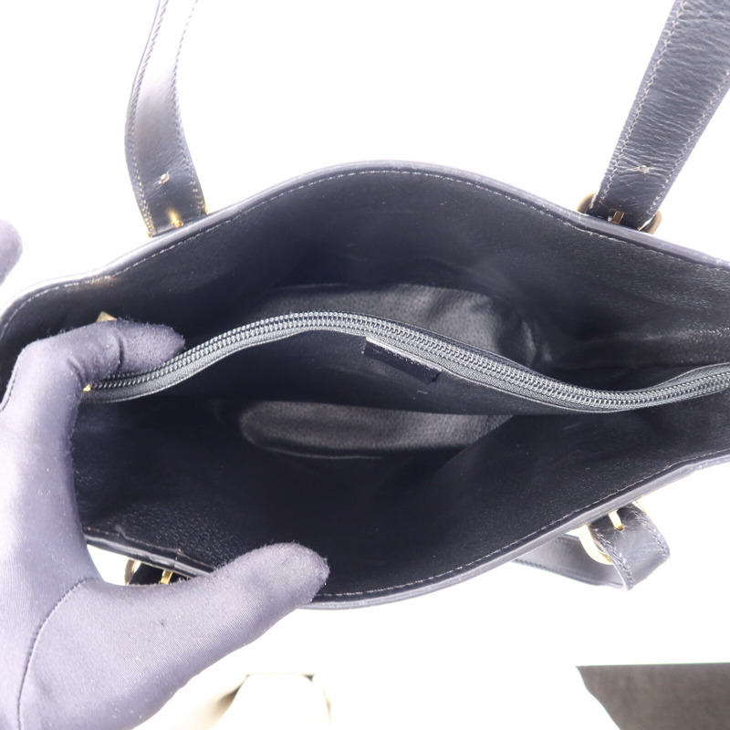 CELINE 牛皮皮革Tote Bag金扣手挽袋-4
