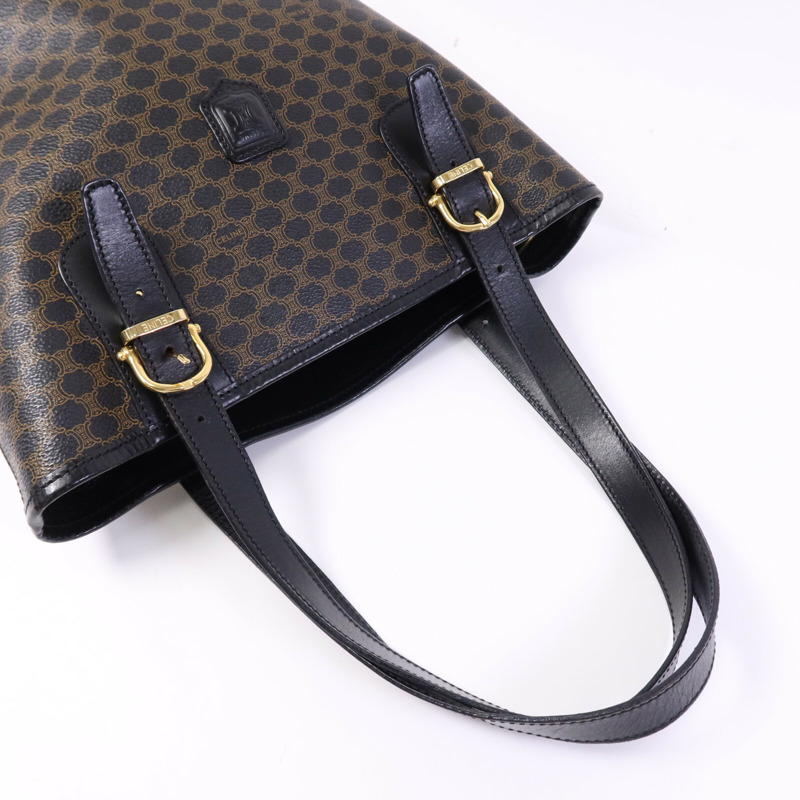 CELINE 牛皮皮革Tote Bag金扣手挽袋-8