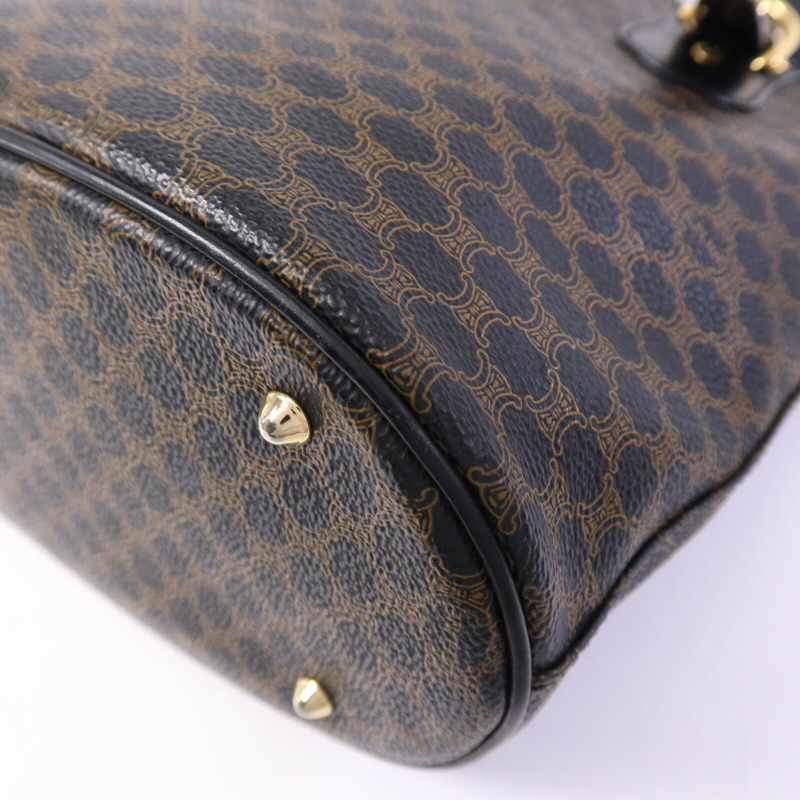 CELINE 牛皮皮革Tote Bag金扣手挽袋-11