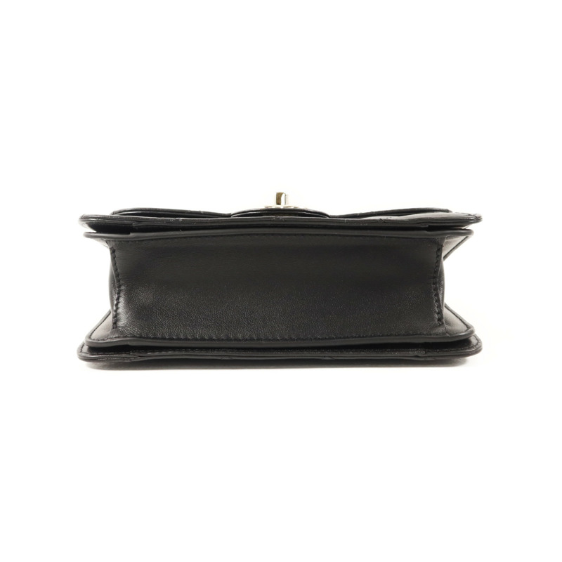 CHANEL 牛皮皮革Co Co Lady Flap Bag金扣手挽肩背兩用袋-3