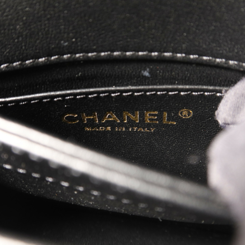 CHANEL 牛皮皮革Co Co Lady Flap Bag金扣手挽肩背兩用袋-5