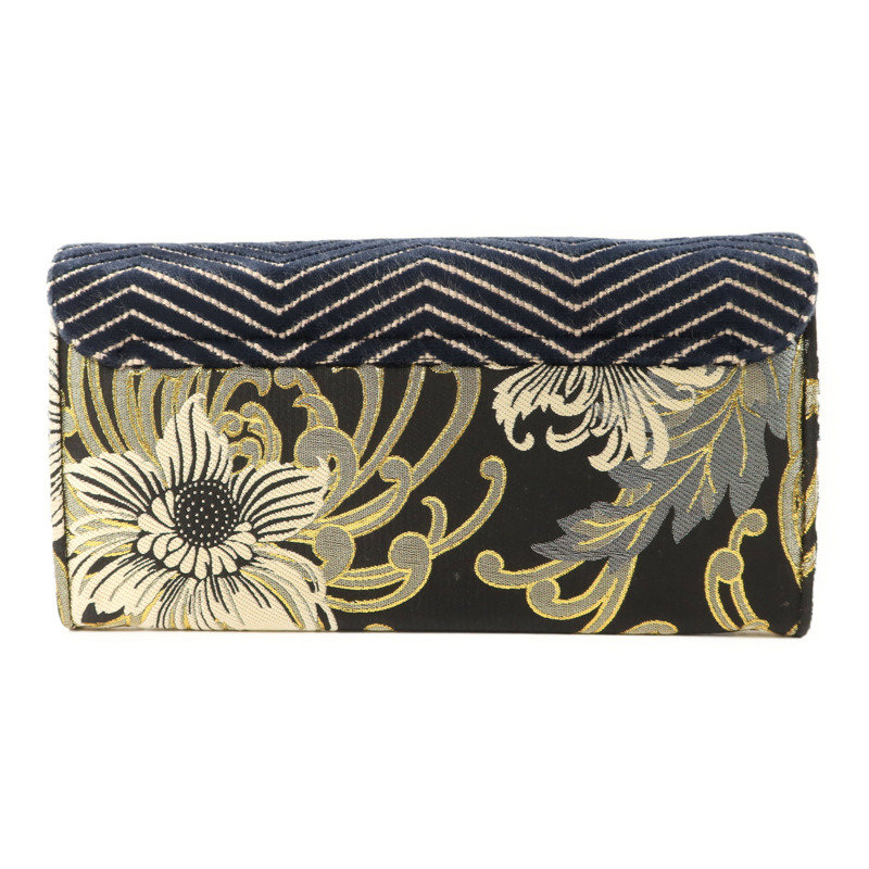 BVLGARI 天鵝絨/布料Clutch Bag金扣手拿包-1