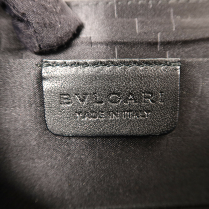 BVLGARI 天鵝絨/布料Clutch Bag金扣手拿包-5