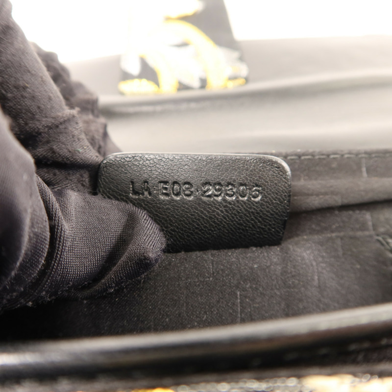 BVLGARI 天鵝絨/布料Clutch Bag金扣手拿包-6