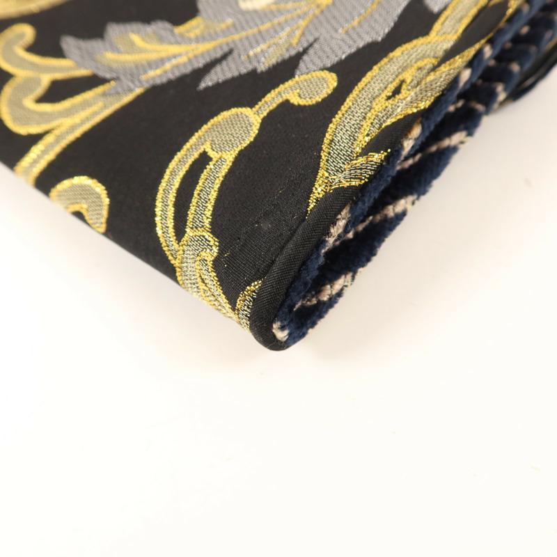 BVLGARI 天鵝絨/布料Clutch Bag金扣手拿包-13