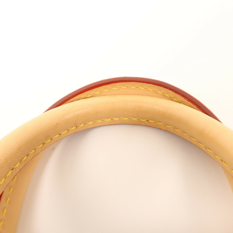 LOUIS VUITTON Monogram Sac Plat BB金扣手挽肩背兩用袋棕色-14