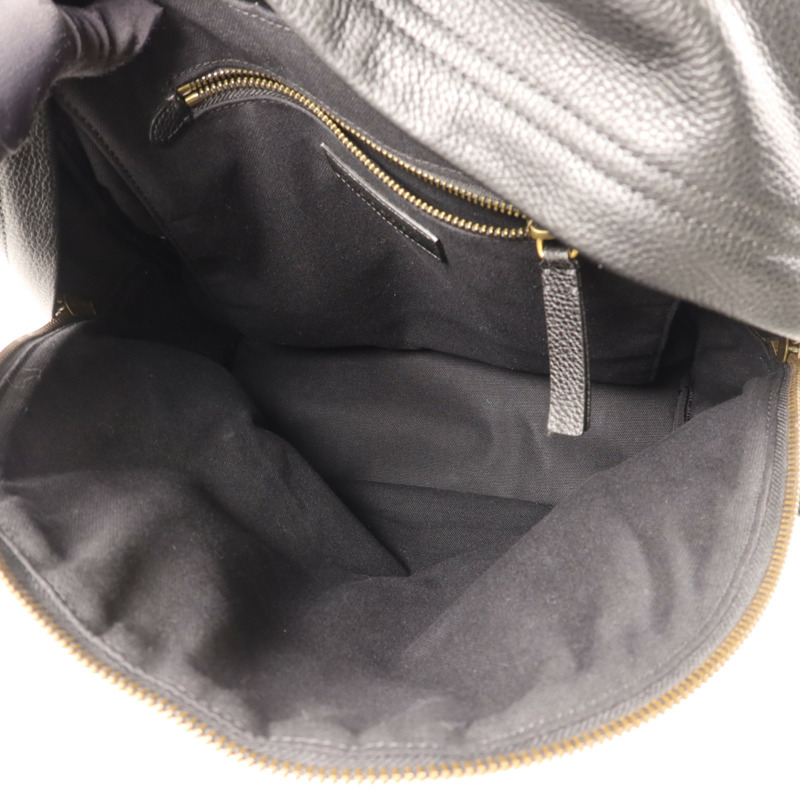 BURBERRY 帆布/牛皮皮革Abbeydale Backpack金扣背包-4