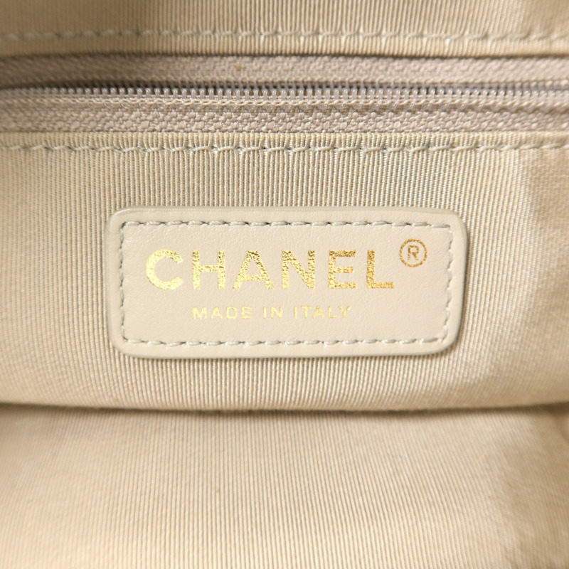 CHANEL 羊皮皮革Backpack金扣背包-5
