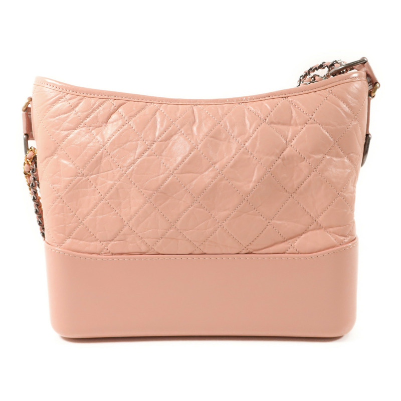 CHANEL 牛皮皮革Gabrielle Medium鏈帶肩背袋-1