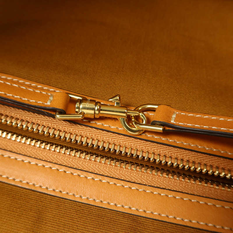 CELINE 塗層帆布Large Flat Shopper金扣手挽袋-11