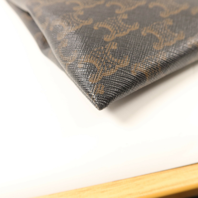 CELINE 塗層帆布Large Flat Shopper金扣手挽袋-13