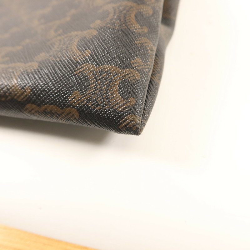 CELINE 塗層帆布Large Flat Shopper金扣手挽袋-14