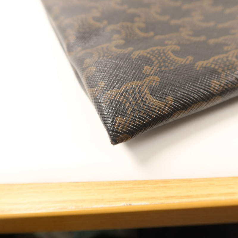 CELINE 塗層帆布Large Flat Shopper金扣手挽袋-15