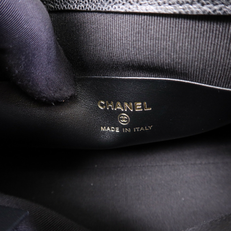 CHANEL 牛皮皮革Chain Shoulder Bag金扣鏈帶手挽肩背兩用袋-5