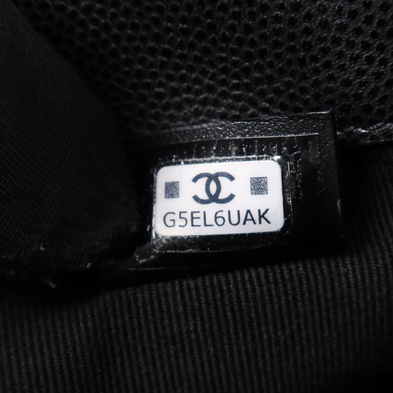 CHANEL 牛皮皮革Chain Shoulder Bag金扣鏈帶手挽肩背兩用袋-7