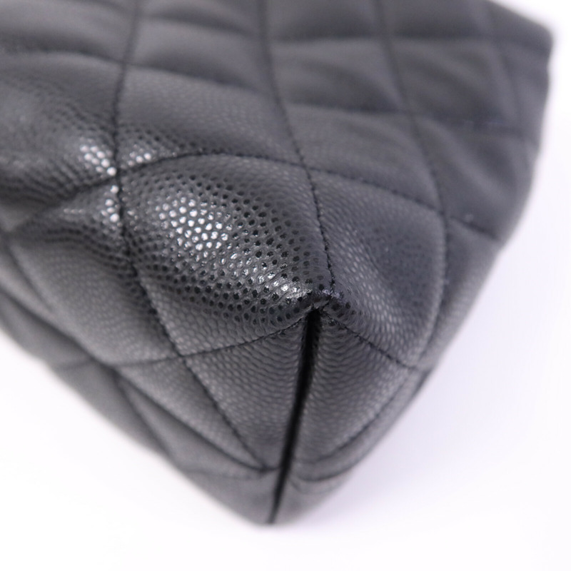 CHANEL 牛皮皮革Chain Shoulder Bag金扣鏈帶手挽肩背兩用袋-10