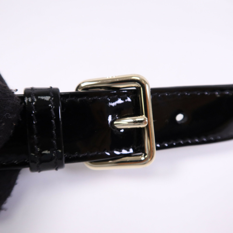 Dior 漆皮皮革Lady Dior Small金扣手挽肩背兩用袋-7