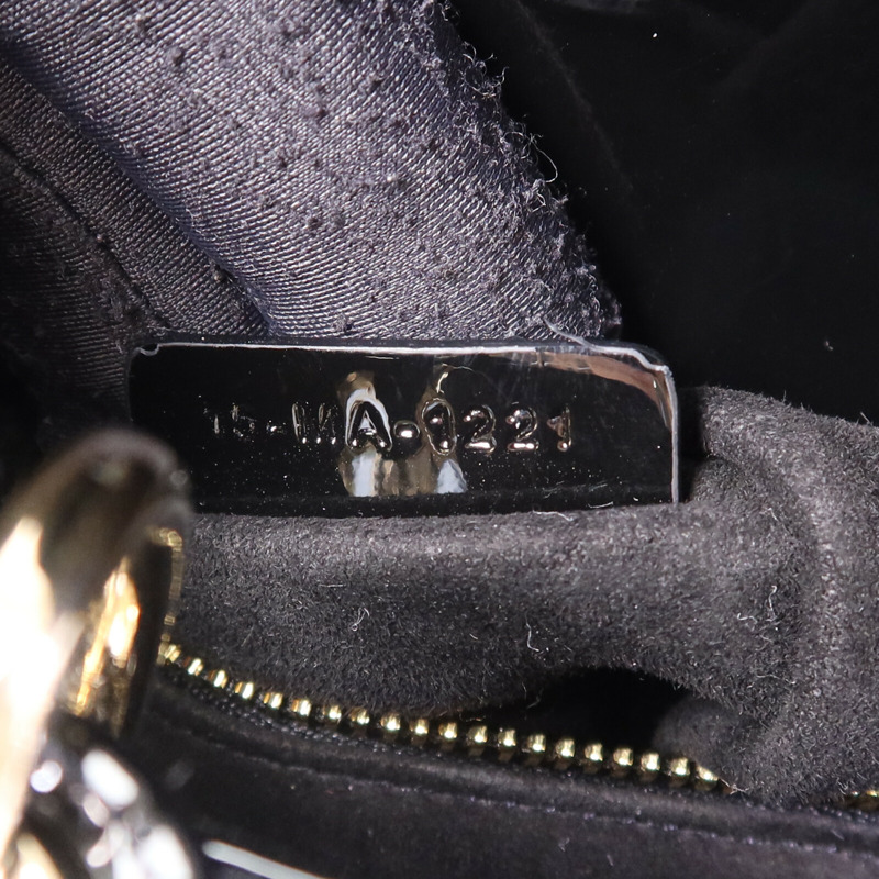 Dior 漆皮皮革Lady Dior Small金扣手挽肩背兩用袋-8