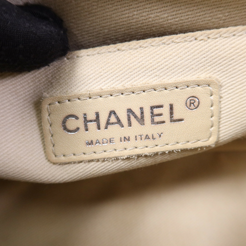 CHANEL 牛皮皮革Chain Shoulder Bag銀扣鏈帶肩背袋-5