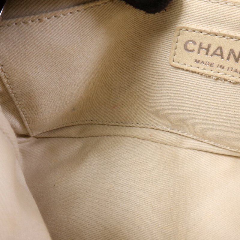 CHANEL 牛皮皮革Chain Shoulder Bag銀扣鏈帶肩背袋-15