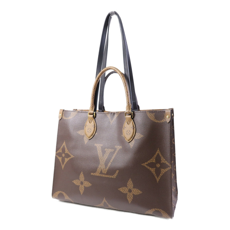 LOUIS VUITTON Monogram Giant On The Go MM金扣手挽肩背兩用袋-2