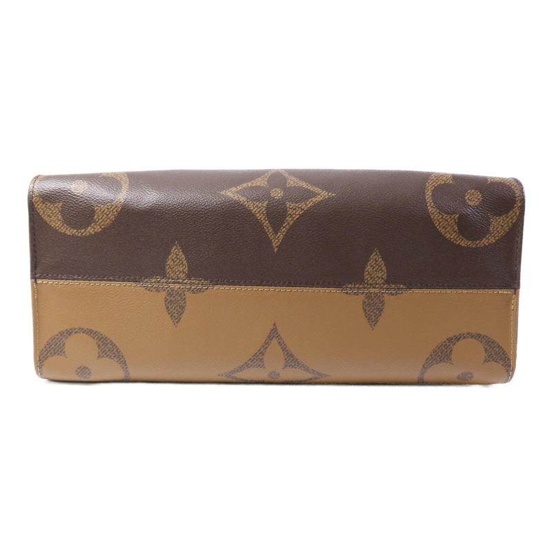 LOUIS VUITTON Monogram Giant On The Go MM金扣手挽肩背兩用袋-3