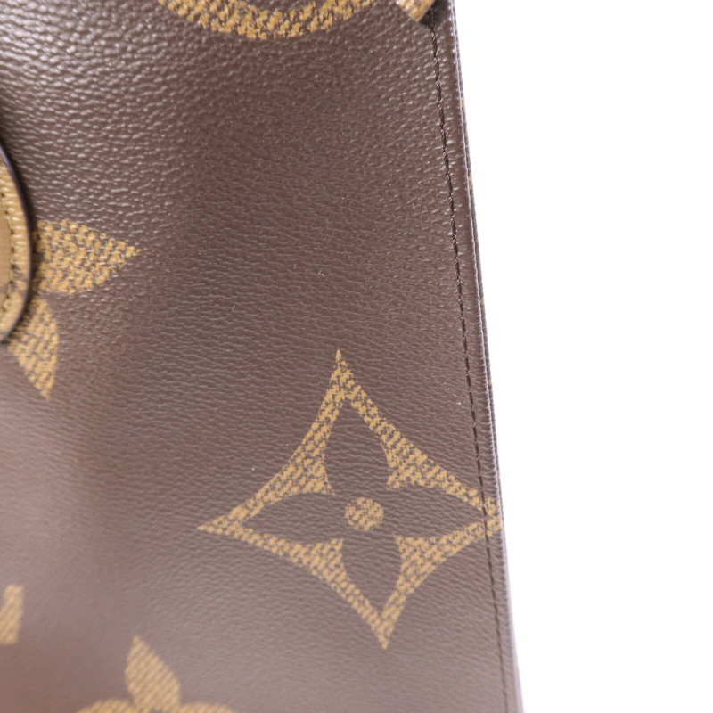 LOUIS VUITTON Monogram Giant On The Go MM金扣手挽肩背兩用袋-13