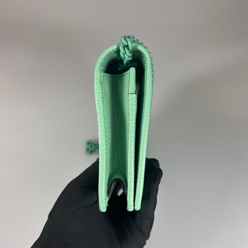 GUCCI 497985 綠色鏡子WOC肩背包-3