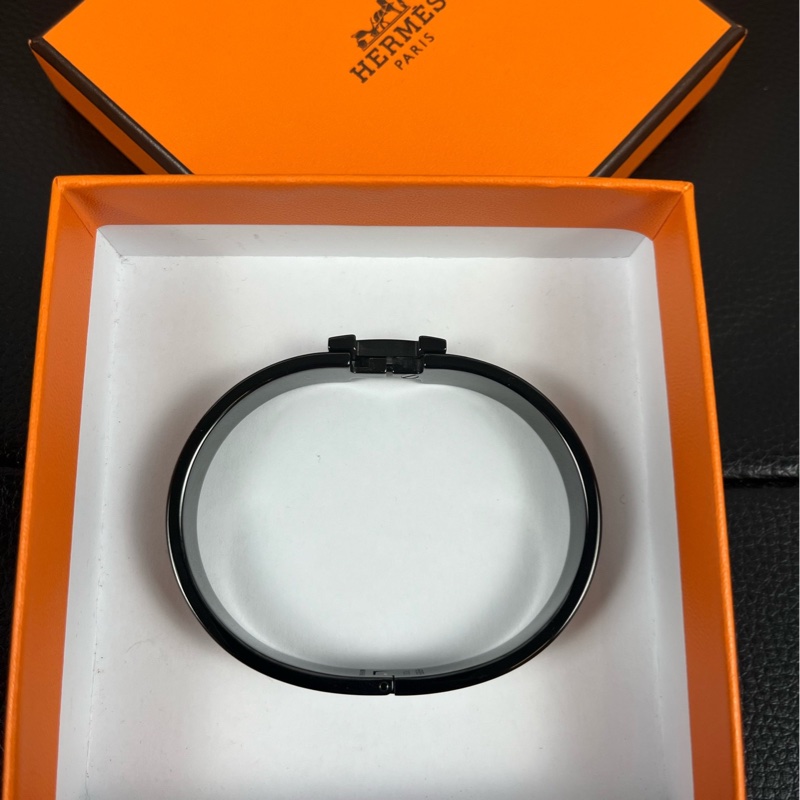 愛馬仕/Hermes 黑武士 H 手鐲-2