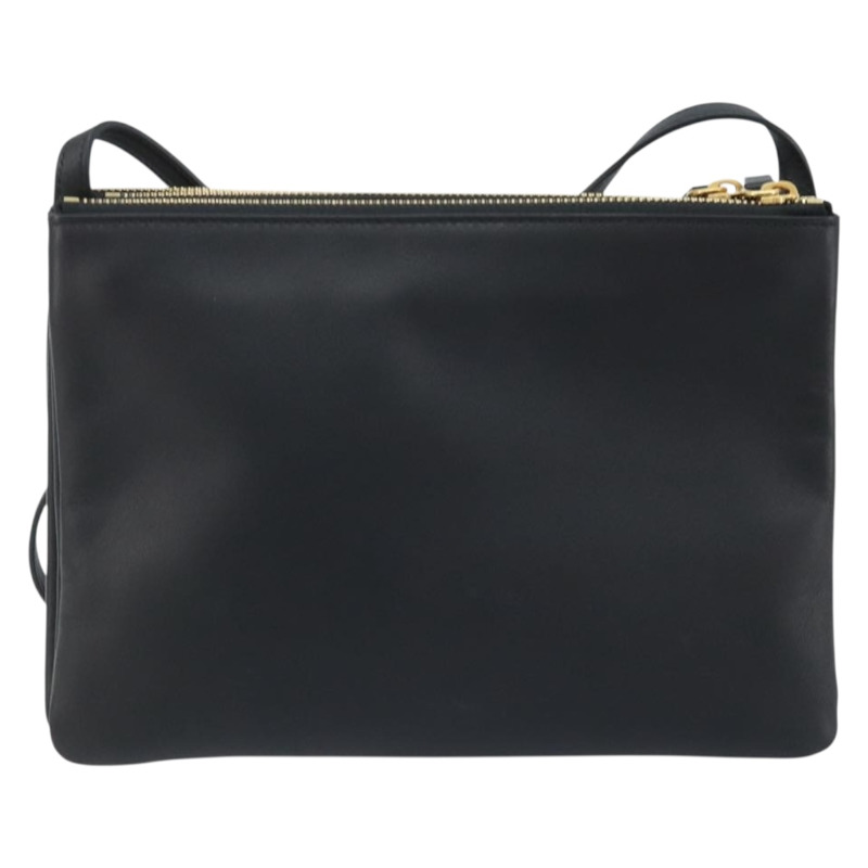 【日本直送】CELINE 黑色金色皮革肩背包 正品 ki6590V-1